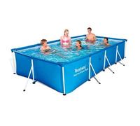 Piscina Desmontable Rectangular Tubular Extra Grande 400x211x81 Lolahome
