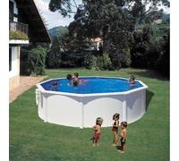 Piscina Desmontable redonda GRE Bora Bora Ø350cm x 120cm de acero blanco - CD Talla única