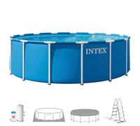 Piscina desmontable redonda metal frame 5 metros con depuradora y accesorios