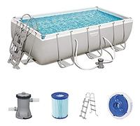 Piscina Desmontable Tubular Bestway Power Steel 404x201x100 cm Depuradora de cartucho de 2.006 litros/hora