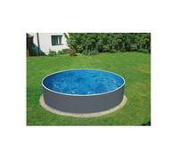 Piscina Elevada Azuro 3,x 1,2m Acero Galvanizado + Liner 0,5 Mm Grafito/blanco