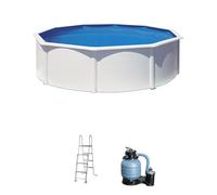 Gre Fidji Redonda Ø460 x 120 cm - Piscina desmontable de acero