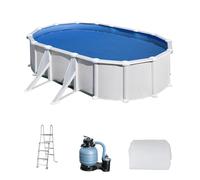 Gre Atlantis Ovalada 500x300x132cm - Piscina desmontable de acero