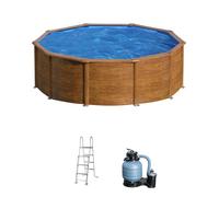 Gre Pacific Redonda Ø460 x 120 cm - Piscina desmontable de acero