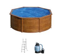 Gre Pacific Redonda Ø350 x 120 cm - Piscina desmontable de acero