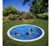 Piscina enterrada de acero redonda gre de ø 4,2 x 1,2 m
