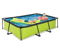 Piscina EXIT Lime 300x200x65cm con bomba de depuración, color verde