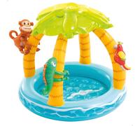 Piscina Hinchable Bebé Infantil Intex Isla Tropical, Champiñon