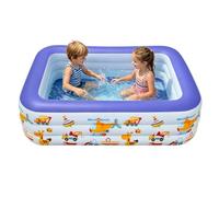 Piscina Hinchable de Natación Centro de Chapoteo Engrosado y a Prueba de | Piscina Hinchable y Bañera Para Patio Jardín Guardería Chicos Niñas Perros Pequeños Y Niños Pequeños
