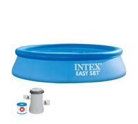 Intex Piscina hinchable Easy Set redonda 244 x 61 cm con filtro y depuradora 1942 L