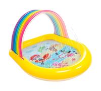 Piscina hinchable infantil intex con aspersor