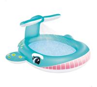 Intex Inflatable Whale With Sprinkler Pool Azul
