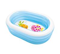 Piscina hinchable infantil ovalada intex