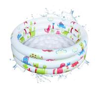 Piscina Hinchable Infantil, Piscinas para Bebe, Piscina Inflable Niños, Piscina Redonda Hnchable 3 Anillos, Piscina Hinchable Pequeña de 90cm, para Jardín Interior al Aire Libre