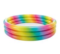 Piscina hinchable intex de 3 aros con puntos de colores 168x38 cm