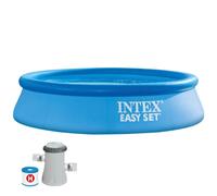 Intex Piscina hinchable Easy Set redonda 244 x 61 cm con filtro y depuradora 1942 L