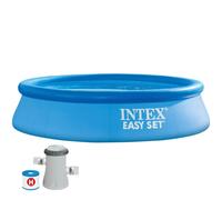 Intex Piscina hinchable redonda Easy Set 305x61 cm 3077 litros con depuradora