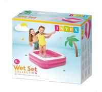 Piscina infantil hinchable intex cuadrada 86x86x25 cm, Se envía un color Aleatorios (rosa o verde lima), 1 unidad - Si quiere un color concreto consulte con el vendedor disponibilidad antes de