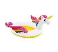 Intex Pools Piscina hinchable Unicornio 272x193x104 cm con pulverizador Blanco (57441)