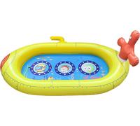 Piscina inflable grande con aspersor para niños, ideal para jugar con agua, como una alfombrilla de chapoteo y piscina. Juguetes acuáticos de verano para exteriores, perfectos para el jardín. Modelo: