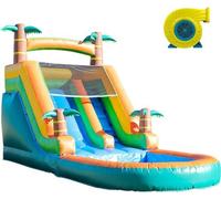 Piscina inflable para exteriores - 6.4 x 2.75 x 3.65 metros - Lona de PVC - Incluye inflador