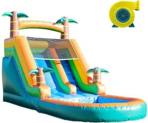 Piscina inflable para exteriores - 6.4 x 2.75 x 3.65 metros - Lona de PVC - Incluye inflador