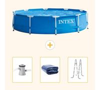 Piscina inflable rectangular - 305x76 cm - de 4 piezas - SCB83