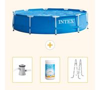 Piscina inflable rectangular - 305x76 cm - de 4 piezas - SCB84