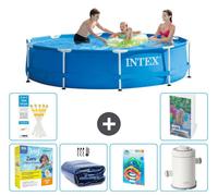 Piscina inflable rectangular - 305x76 cm - de 5 piezas - modelo S7