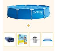Piscina inflable rectangular - 305x76 cm - de 5 piezas - SCB8