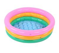 Piscina inflable suave para niños, forma redonda, color claro, piscina de bebé (M)