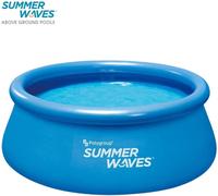 Piscina inflable Summer Waves de 305 cm x 76 cm con bomba de filtración