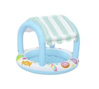 Bestway 52638 Sweet Shoppe Shaded Kiddie Pool Azul 104 x 84 cm