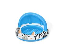 Piscina Insuflável Com Dossel E Fundo Insuflável Zebra 97Cm X 66Cm Bestway