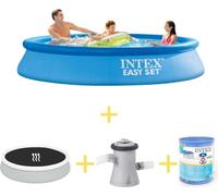 Piscina Intex Easy Set - 305 x 61 cm - Incluye cubierta solar, bomba de filtración y filtro