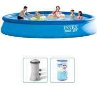 Piscina Intex Easy Set, diámetro 457 cm x 84 cm, con bomba de filtración y filtro