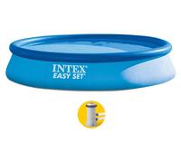 Piscina Intex Easy Set, redonda, de 457 cm de diámetro y 84 cm de altura. Incluye filtro