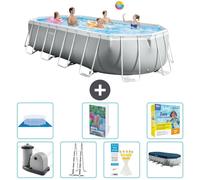 Piscina ovalada con estructura Prism - 610 x 305 x 122 cm - 6 piezas - Modelo S546