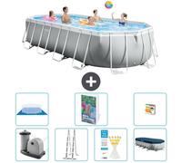 Piscina ovalada con estructura Prism - 610 x 305 x 122 cm - 6 piezas - Modelo S568