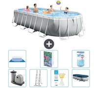 Piscina ovalada con estructura Prism - 610 x 305 x 122 cm - 6 piezas - Modelo S594