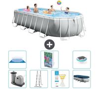 Piscina ovalada con estructura Prism - 610 x 305 x 122 cm - 6 piezas - Modelo S596
