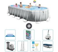 Piscina ovalada con estructura Prism - 610 x 305 x 122 cm - 6 piezas - Modelo S616