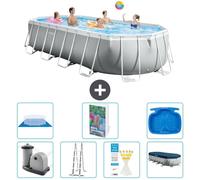 Piscina ovalada con estructura Prism - 610 x 305 x 122 cm - 6 piezas - Modelo S662