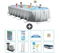 Piscina ovalada con estructura Prism - 610 x 305 x 122 cm - 7 piezas - Modelo S541