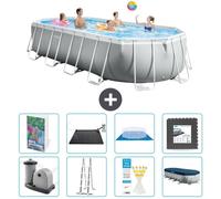 Piscina ovalada con estructura Prism - 610 x 305 x 122 cm - 7 piezas - Modelo S543