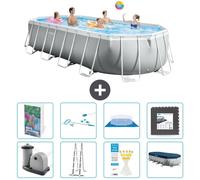 Piscina ovalada con estructura Prism - 610 x 305 x 122 cm - 7 piezas - Modelo S565