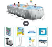 Piscina ovalada con estructura Prism - 610 x 305 x 122 cm - 7 piezas - Modelo S566