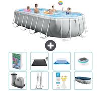Piscina ovalada con estructura Prism - 610 x 305 x 122 cm - 7 piezas - Modelo S598