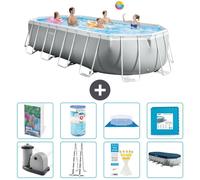 Piscina ovalada con estructura Prism - 610 x 305 x 122 cm - 7 piezas - Modelo S602