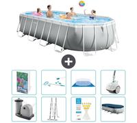 Piscina ovalada con estructura Prism - 610 x 305 x 122 cm - 7 piezas - Modelo S605